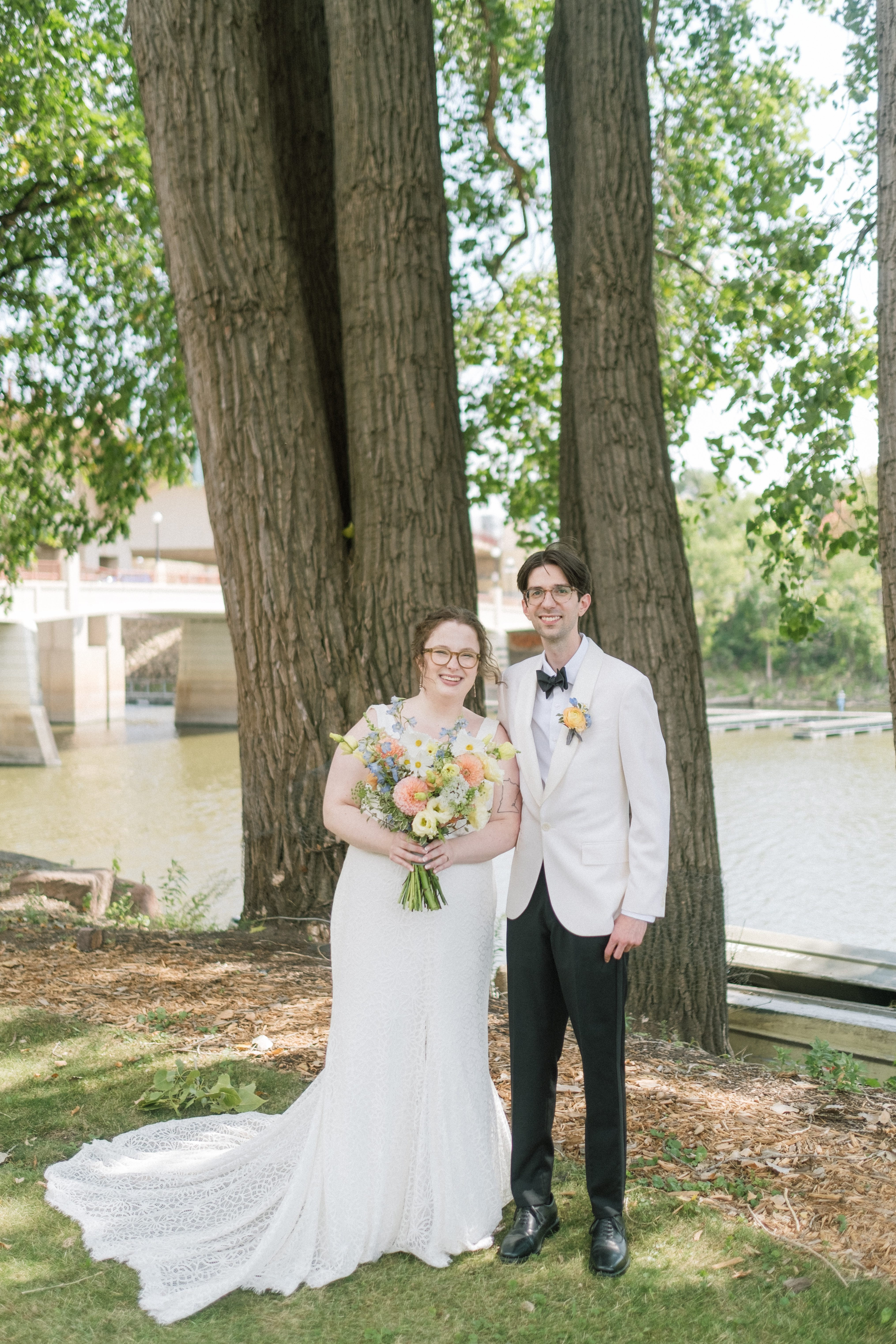 The happy couple